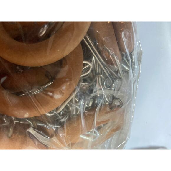 Curtains Vintage Print 1950's Nostalgia Wooden Rings & Fasteners (4)Panels - Picture 5 of 10